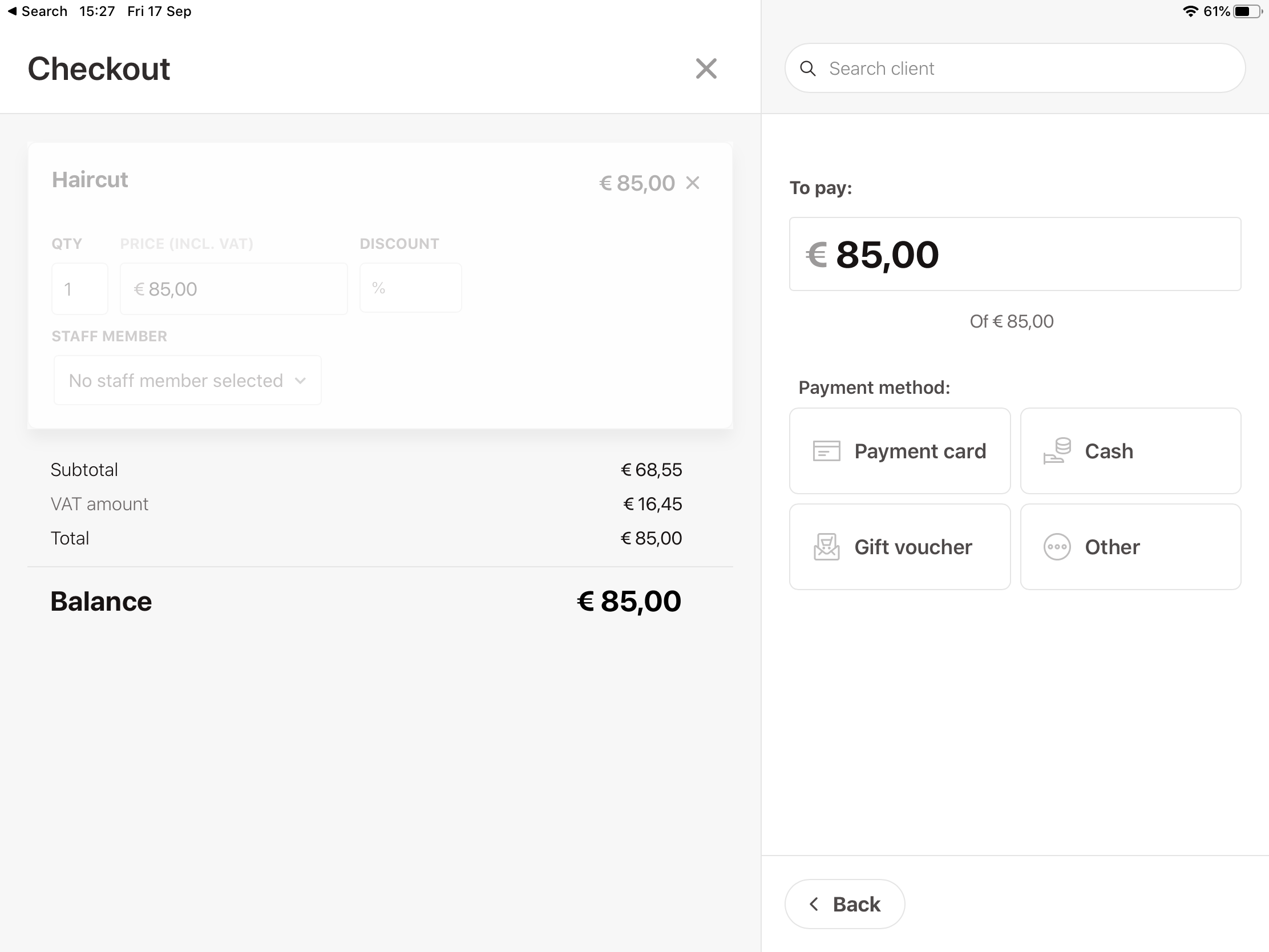 screenshot of Noona HQ